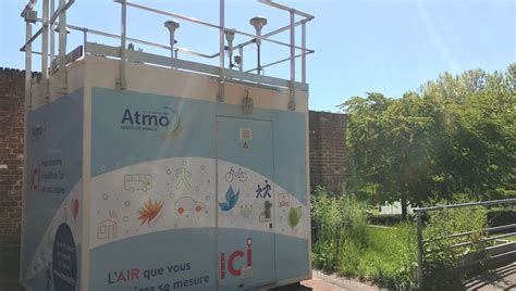 Schéma d'une station de mesure de la qualité de l'air
