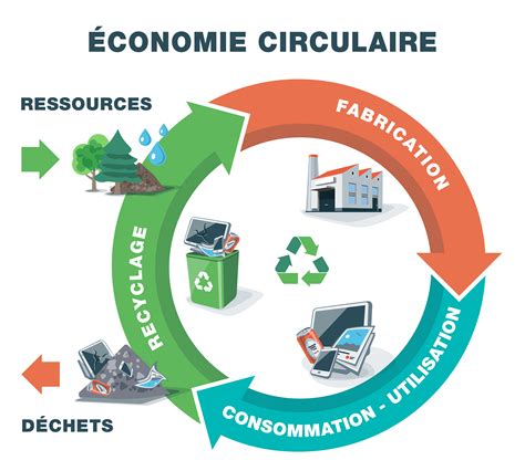 Illustration de l'économie circulaire appliquée au matériel de piscine