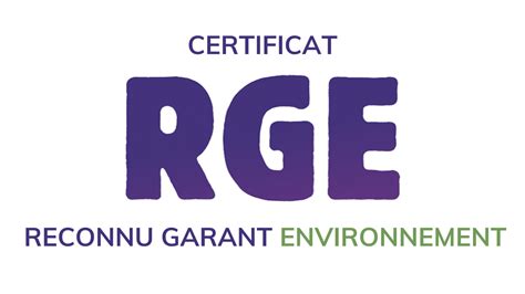 Badge de certification RGE