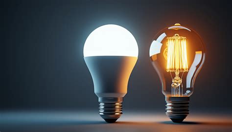 Comparaison visuelle entre un feu arrière LED et un feu arrière à ampoule classique