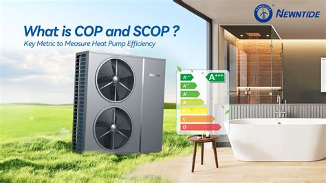 Graphique comparant le COP et le SCOP d'une pompe à chaleur dans différentes conditions