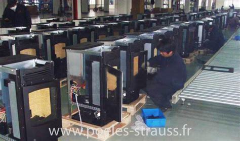 Usine de fabrication de poêles à granulés