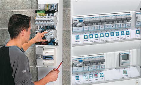 Illustration d'un tableau électrique moderne et sécurisé