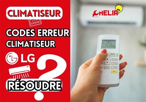 Icônes représentant différents codes d'erreur de climatiseur