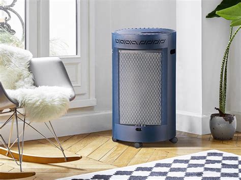 Chauffage d'appoint au gaz dans un salon