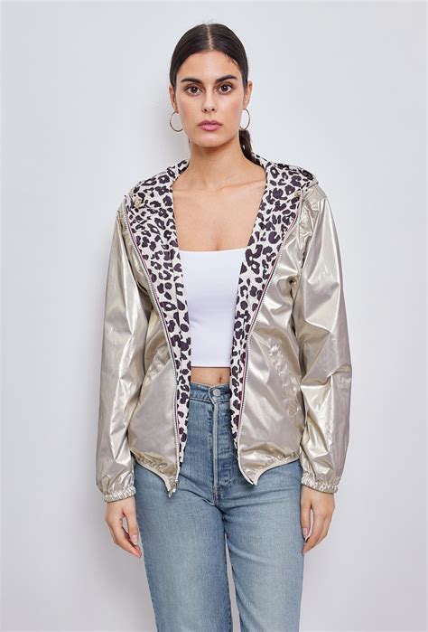 Veste réversible avec deux faces contrastées