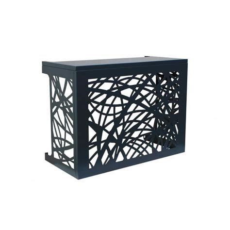 Exemple de cache-clim design et discret pour unité extérieure de climatisation