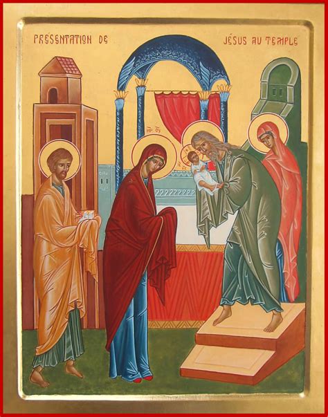 Icône de la Présentation de Jésus au Temple