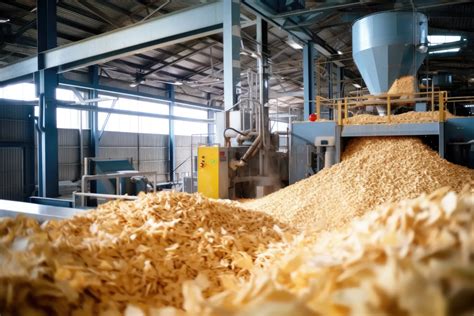 Production de granulés de bois