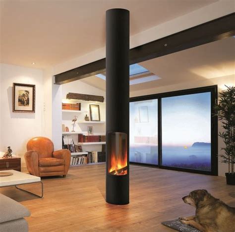 Poêle à granulés moderne et design