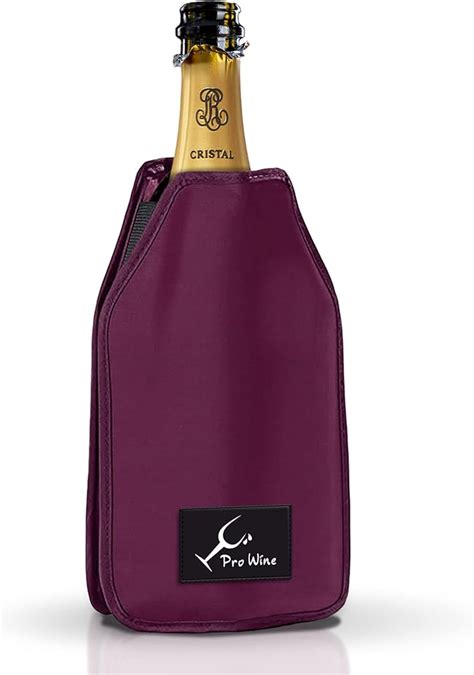 Femme sortant une bouteille de vin d'un sac rafraîchisseur