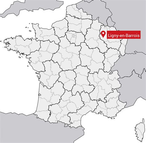 Carte de Ligny-en-Barrois et ses environs