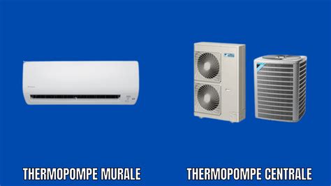 Comparaison entre thermopompe centrale et thermopompe murale