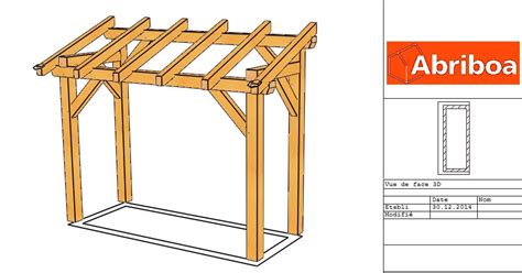 Schéma illustrant un abri à bois idéal avec ventilation