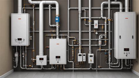 Maison avec un système de chauffage moderne