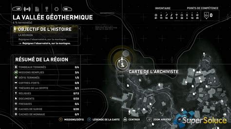 Carte de la Vallée Géothermique