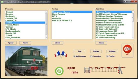 Interface d'OpenRails