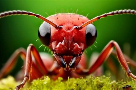 Fourmi Camponotus aethiops en gros plan