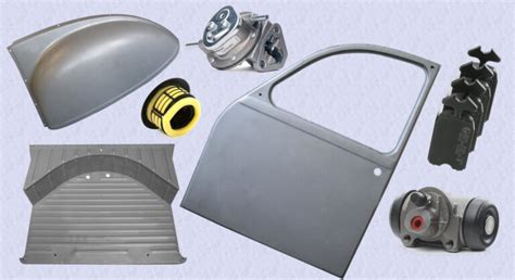 Pièces détachées pour Citroën 2CV, incluant le volet de ventilation