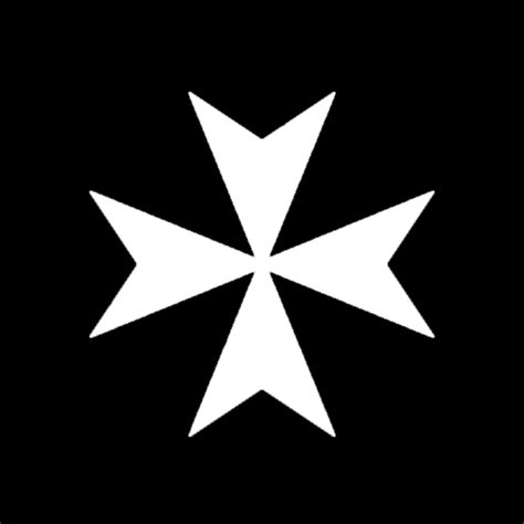Croix de Malte stylisée