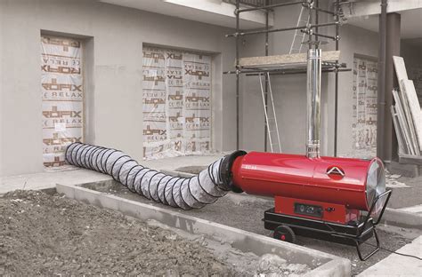 Différents types de chauffages mobiles pour ateliers et chantiers