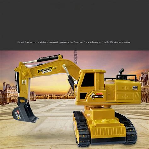 Modèle réduit de pelle RC en action