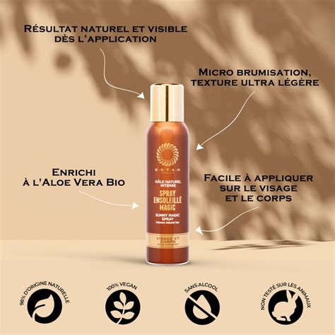 Application de spray autobronzant sur une cabine