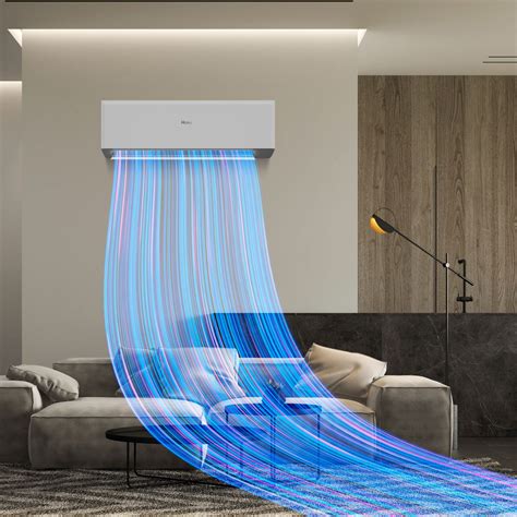 Climatiseur Haier dans un salon moderne